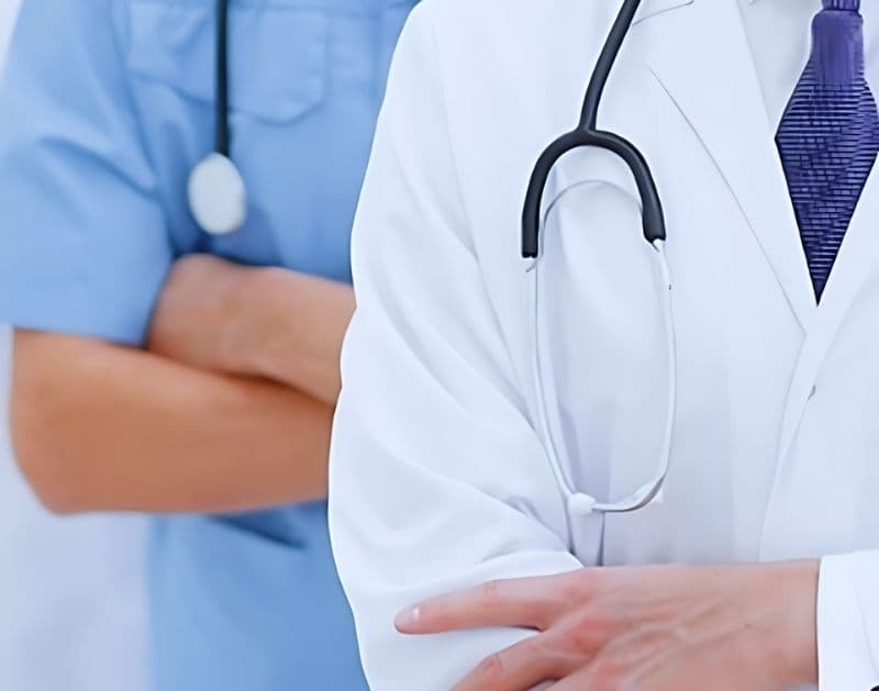 Doctors wearing medical apparel
